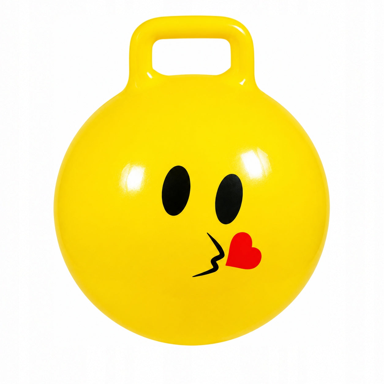 JUMPING BALL RUBBER JUMPER LARGE FACE EMOTES 50 CM Kind rubber
