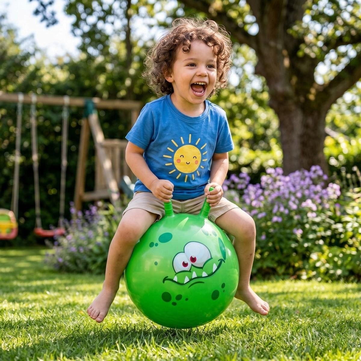 JUMPING BALL WITH HORNS JUMPING KANGAROO JUMPER FOR CHILDREN 45cm ENERO Brand Enero Toys