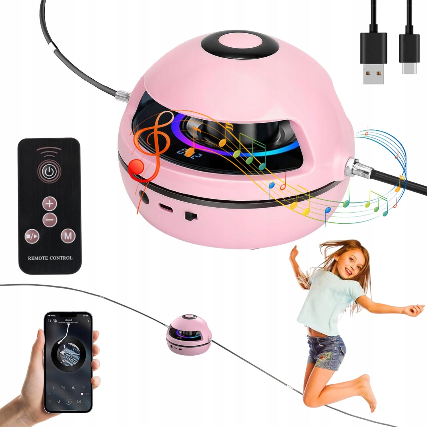 JUMPING ROPE MACHINE BLUETOOTH MUSIC INTELLIGENT AUTOMATIC