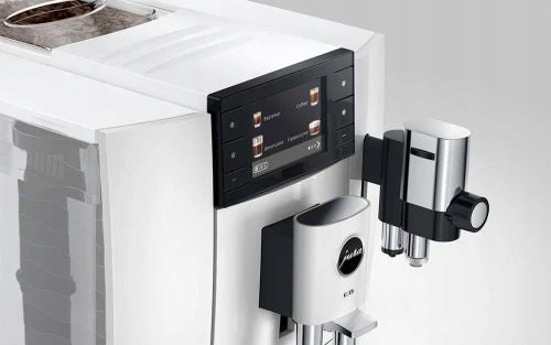 JURA E8 Piano White (ED) 15747 Espresso machine Manufacturer code EKSPRES CIŚNIENIOWY AUTOMATYCZNY JURA E8