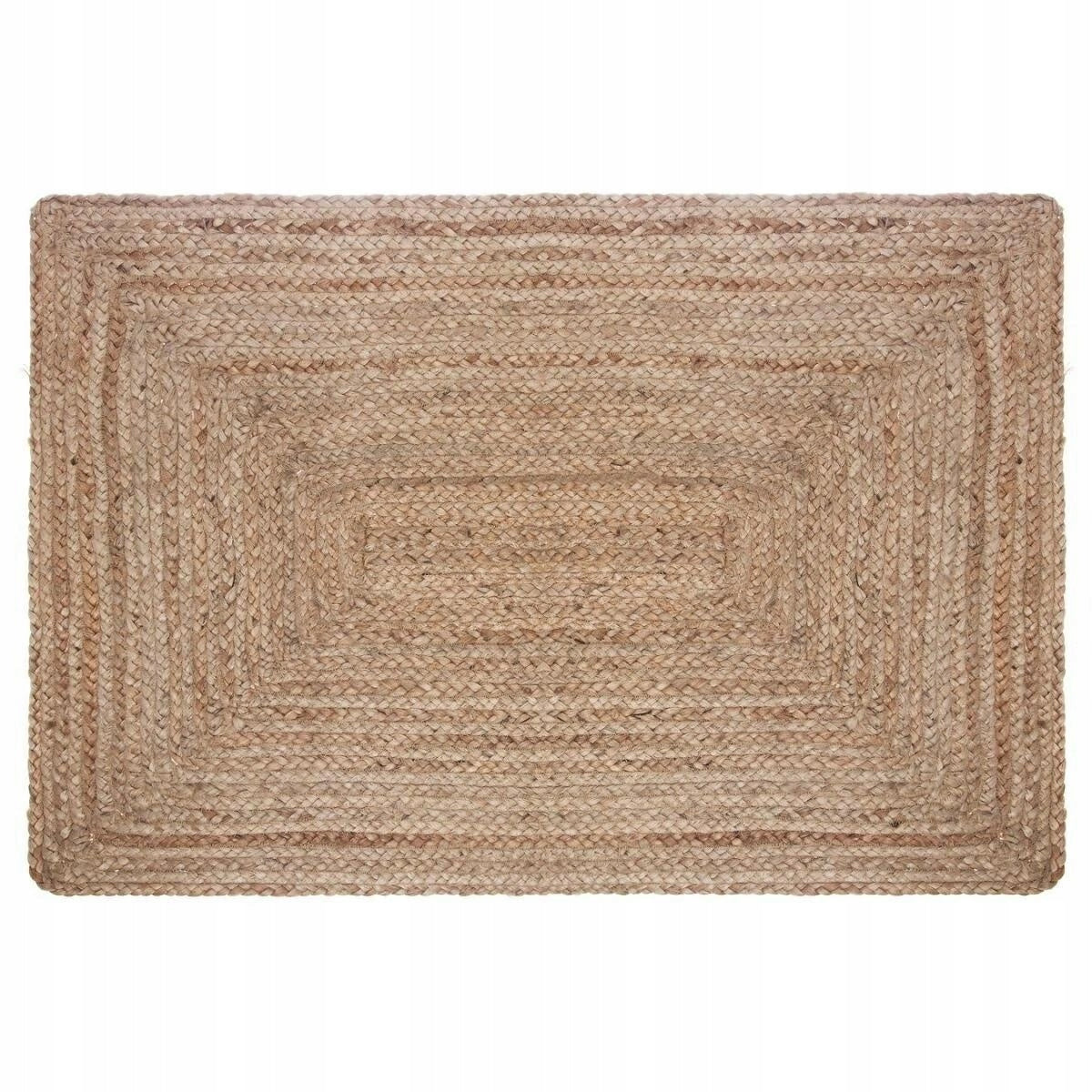 JUTE CARPET 60x90cm smooth, NATURAL, rectangular