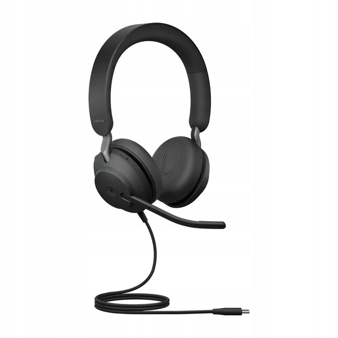 Jabra Evolve2 40 SE MS Headphones with Microphone USB-C Stereo Black On-Ear Brand Jabra