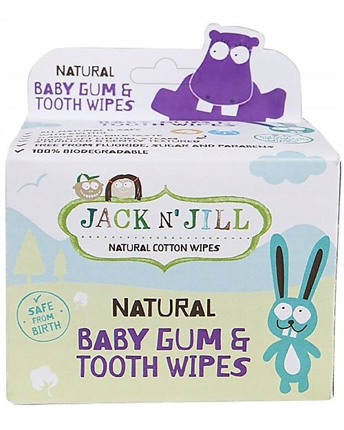 Jack N' Jill, Natural Baby Gum Wash Wipes, 25 Pieces Manufacturer code JJN01121K