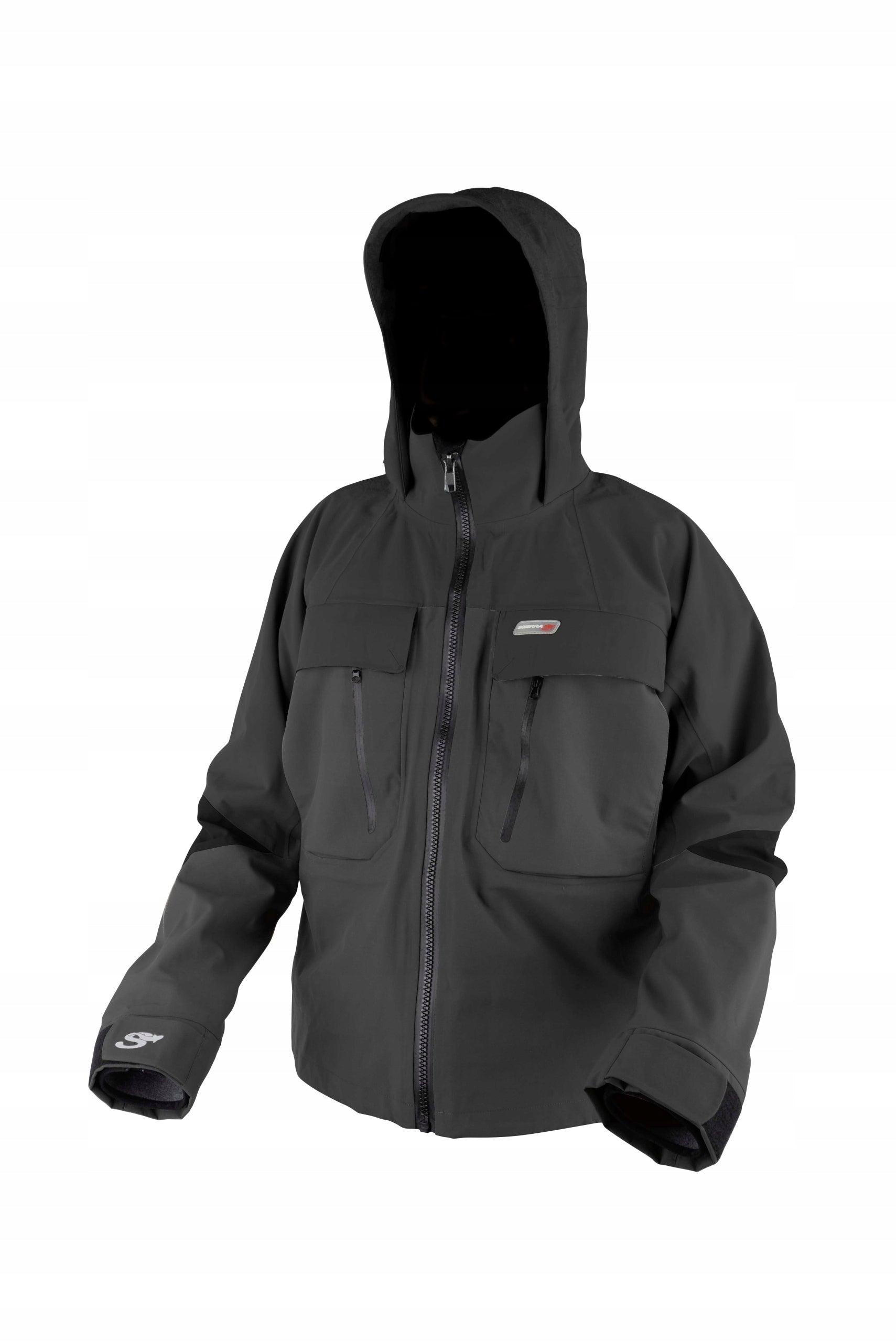 Jacket on trout salmon spinning Scierra M protects against wind and rain