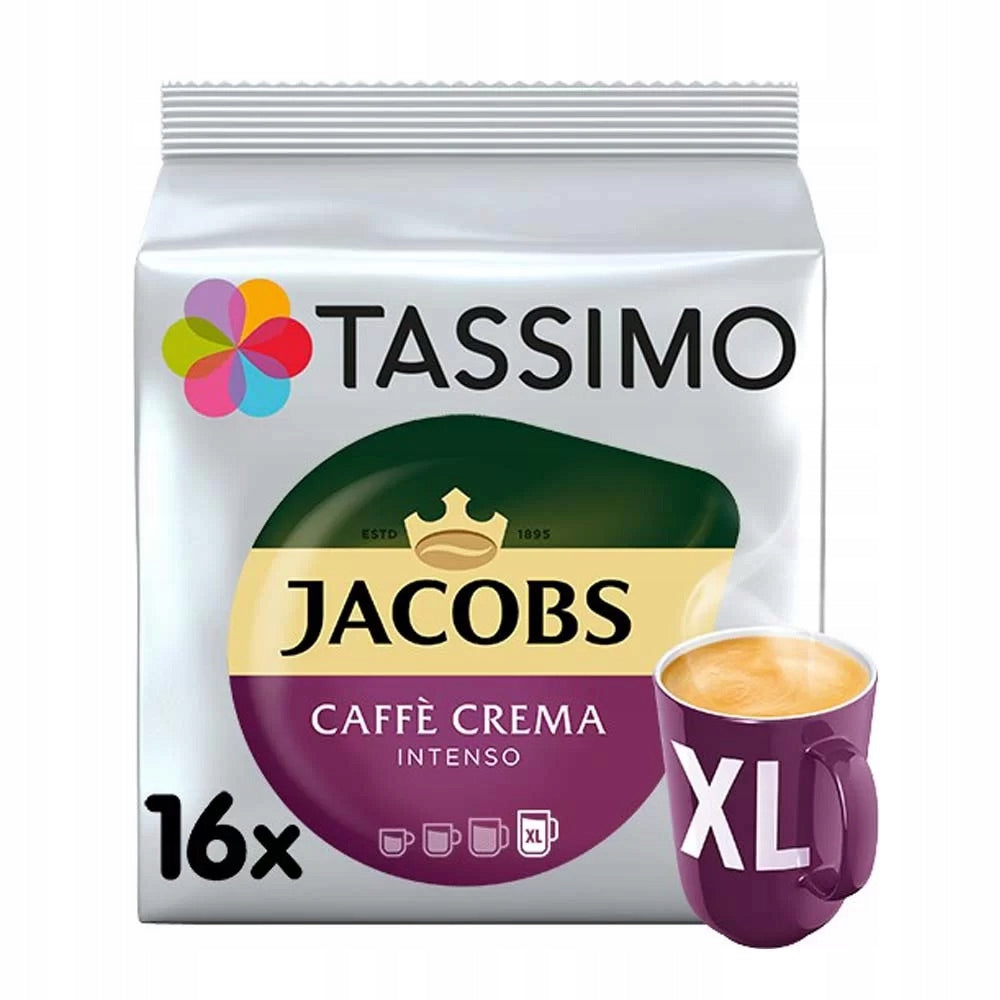 Jacobs coffee Tassimo Cafe Crema Intenso 16 coffees 144g