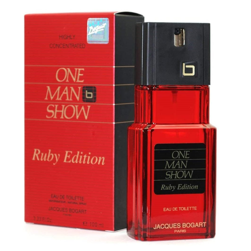Jacques Bogart One Man Show Ruby Edition 100ml EDT Eau De Toilette Men's