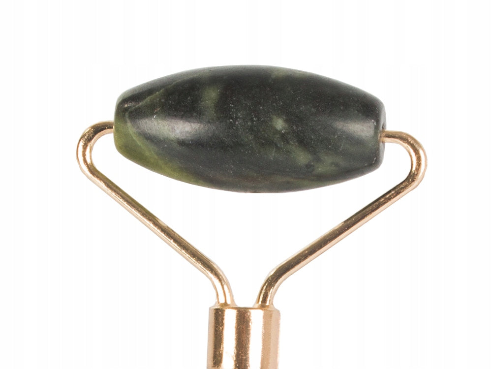 Jade Face Massager Roller Jade Roller Double Sided + Tile Color multicolor