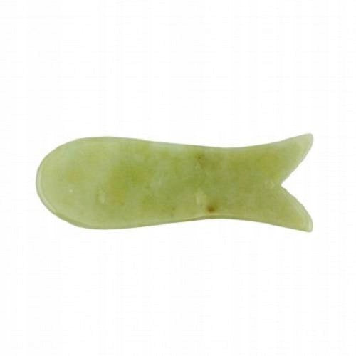 Jade MASSAGE Stone Tile GUA SHA Fish