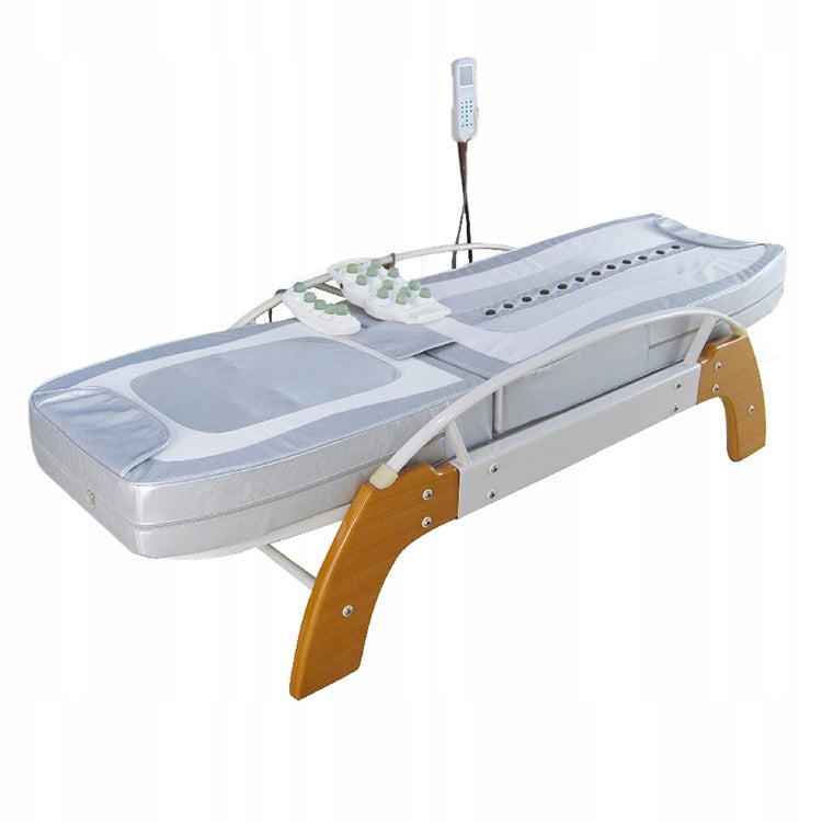 Jade Stone Adjustable Body Massage Bed Color silver