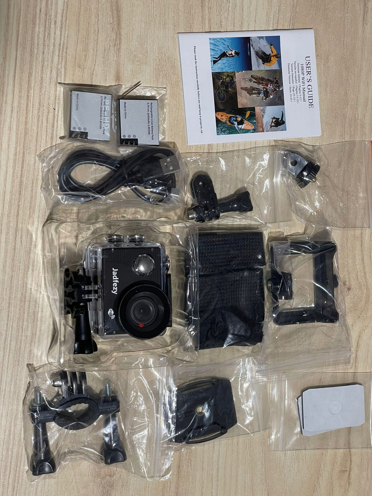 Jadfezy J-03 HD Sports Camera EAN (GTIN) 0780669352244