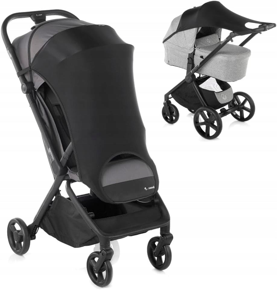 Jane Sun visor UPF50 ventilation single strollers black