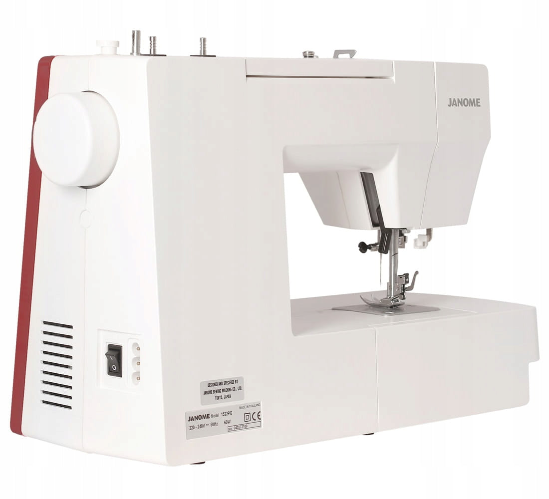 Janome 1522 RD red home sewing machine 25 stitches Model 1522RD