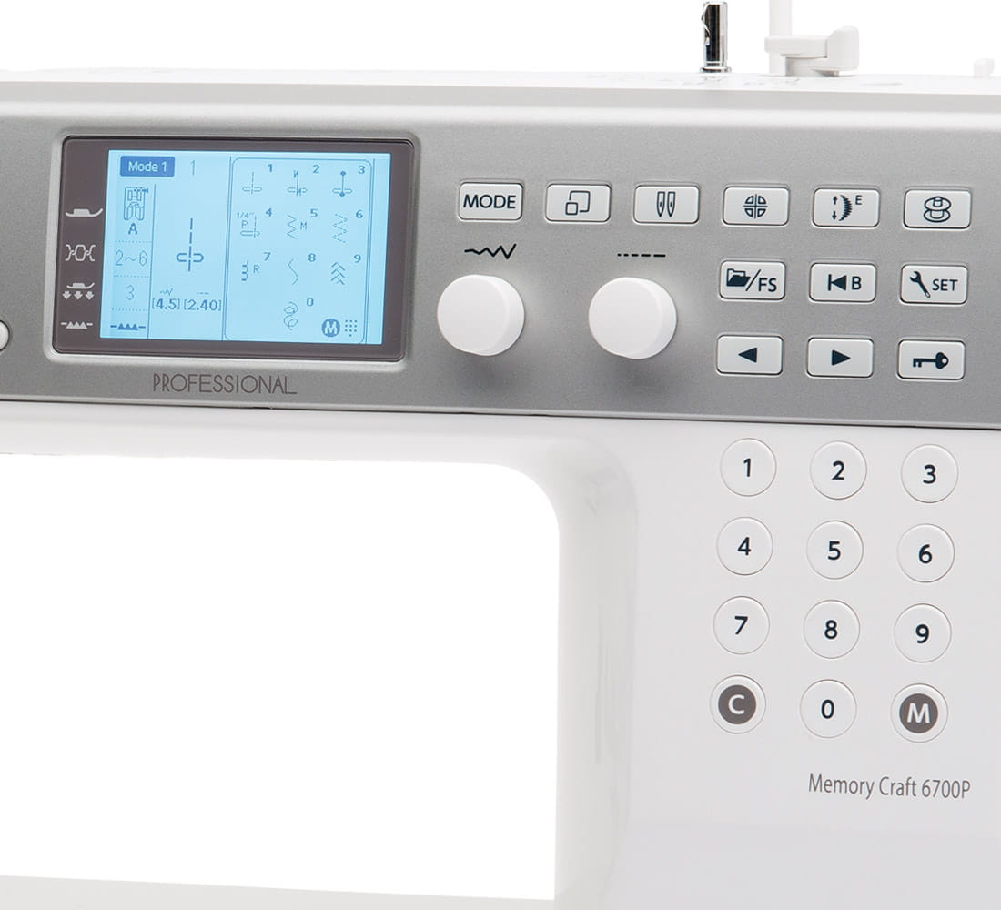 Janome MC6700P Computer Sewing Machine XL 649 Stitches +TABLE Brand Janome