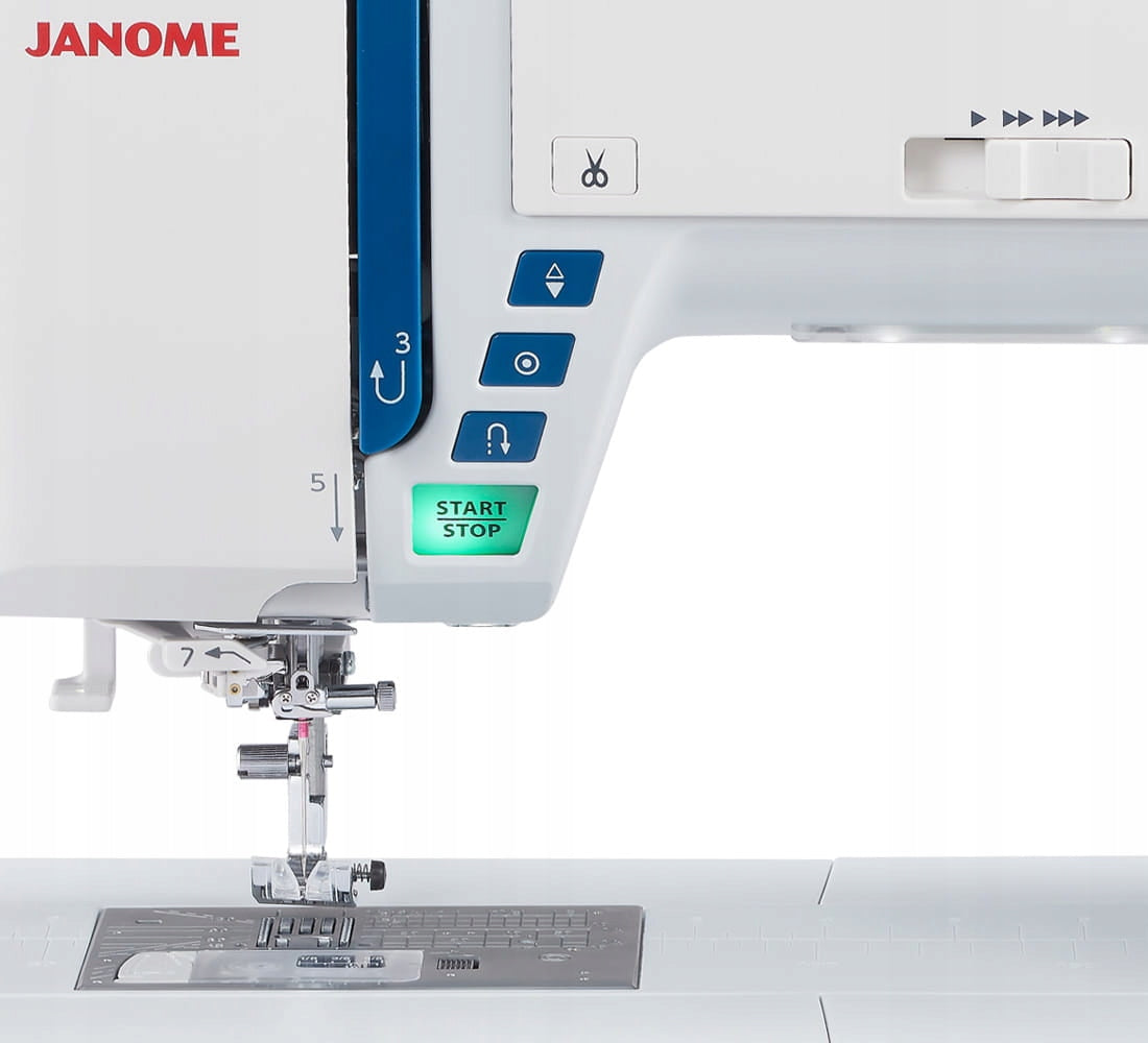 Janome Skyline S6 sewing machine Dominant color white