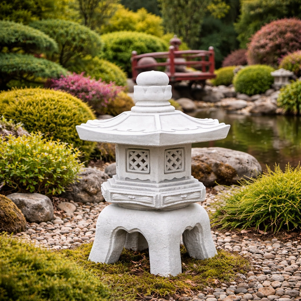 Japanese garden pagoda lamp "Kiyomizu-dera concrete ornament - oriental Manufacturer code RKSTS106008