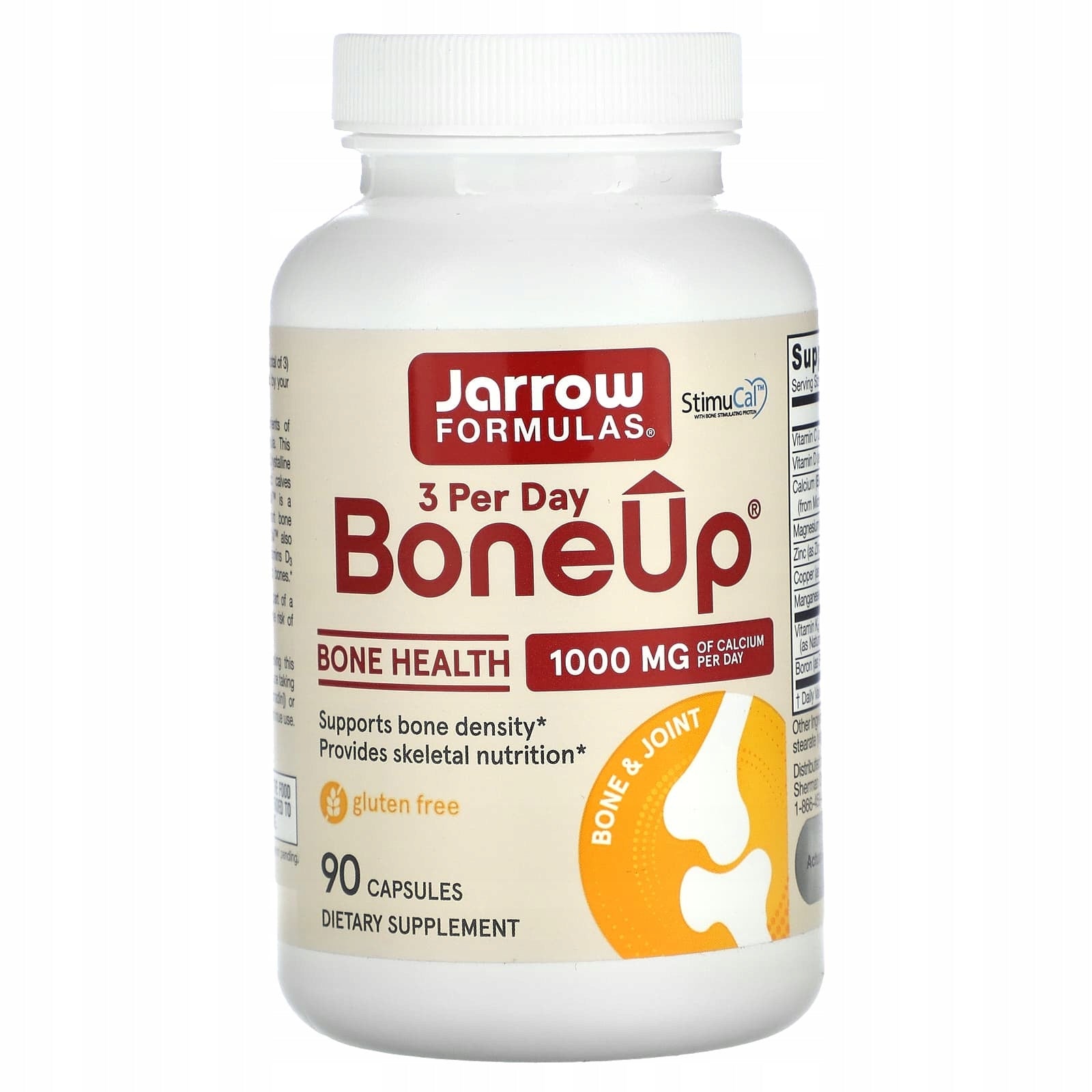Jarrow Formulas, BoneUp 3 daily, 1000 mg, 90 capsules