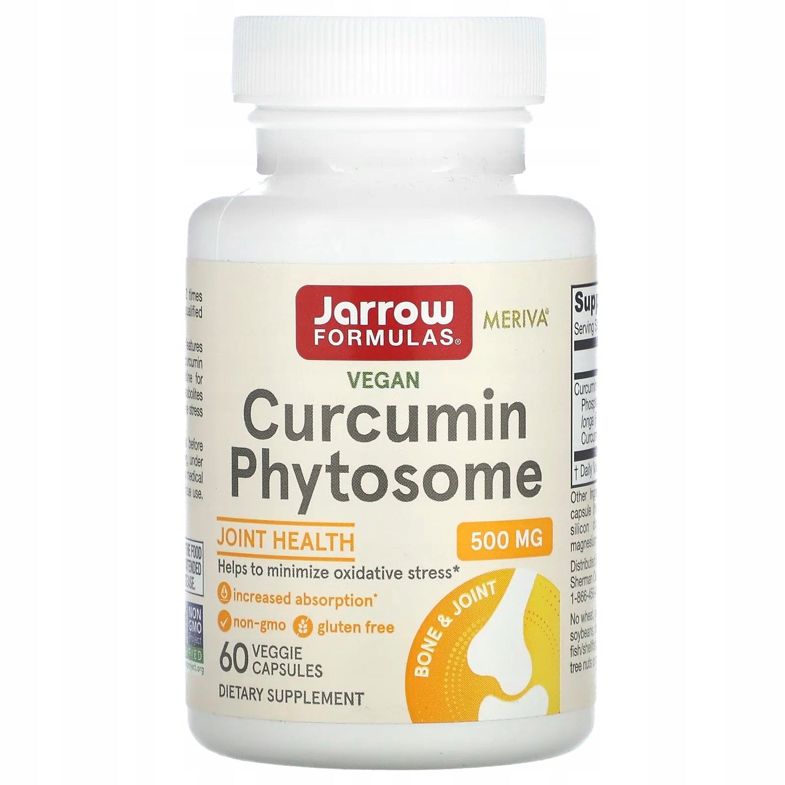 Jarrow Formulas Curcumin Phytosome 500mg 60 Pack