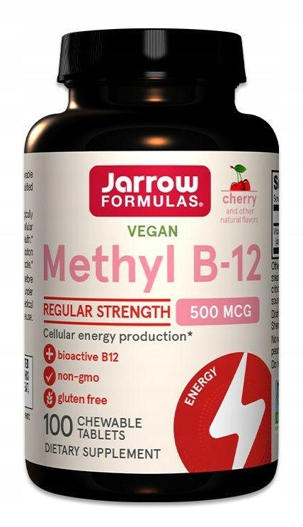 Jarrow Formulas Methyl B-12 Cherry 500 mcg 100 tablet
