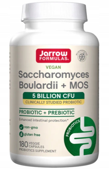 Jarrow Formulas Saccharomyces Boulardii + MOS PROBIOTYK DIGESTION 180k