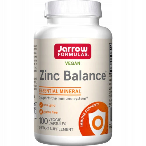 Jarrow Formulas Zinc Balance capsules 100 pcs. gluten-free