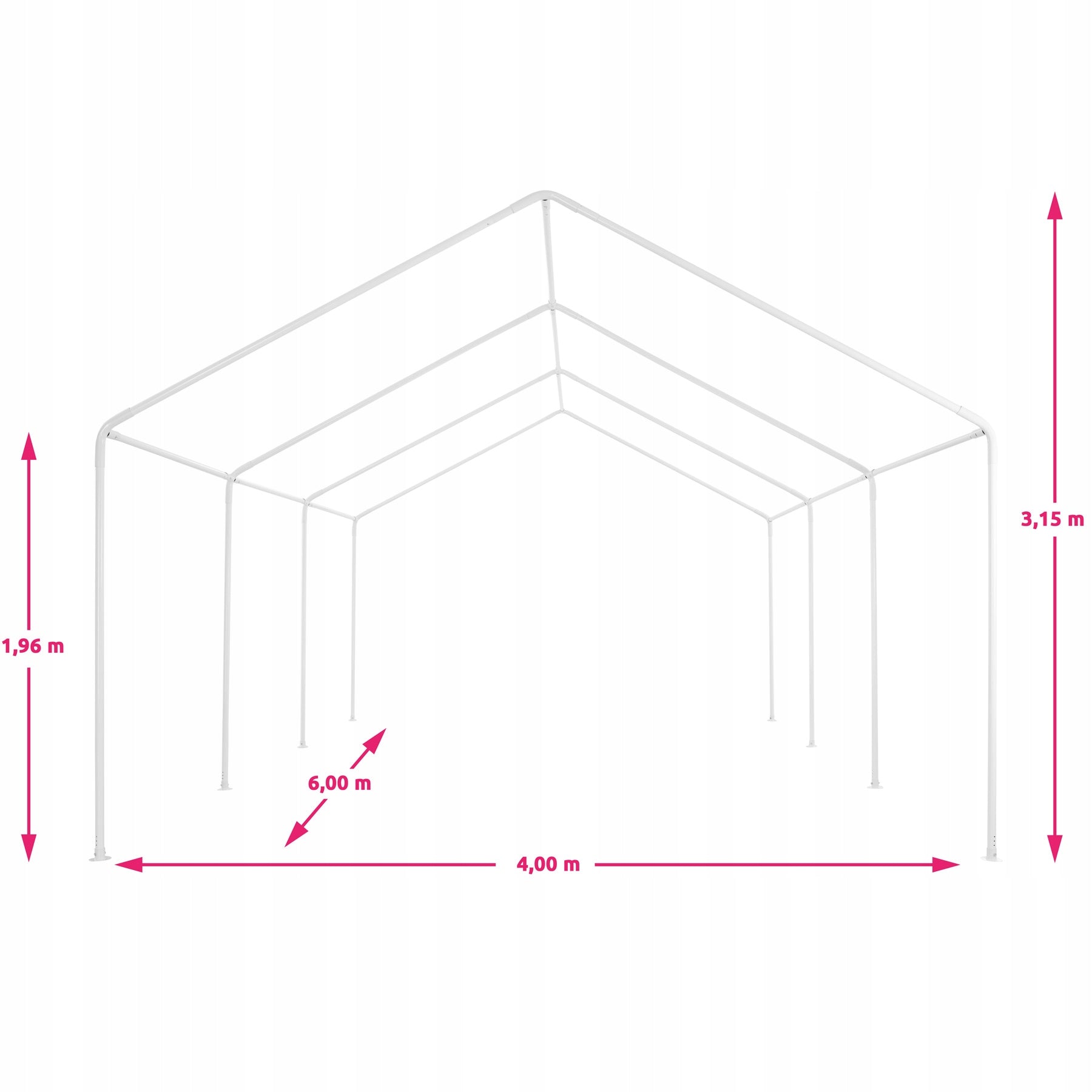 Jasko Garden Pavilion Length 6 m