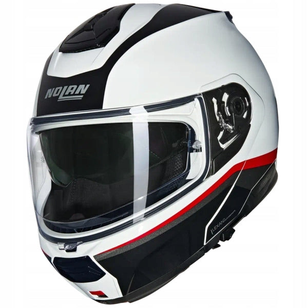 Jaw Helmet NOLAN N100-6 INCOGNITO white/black/red XXL