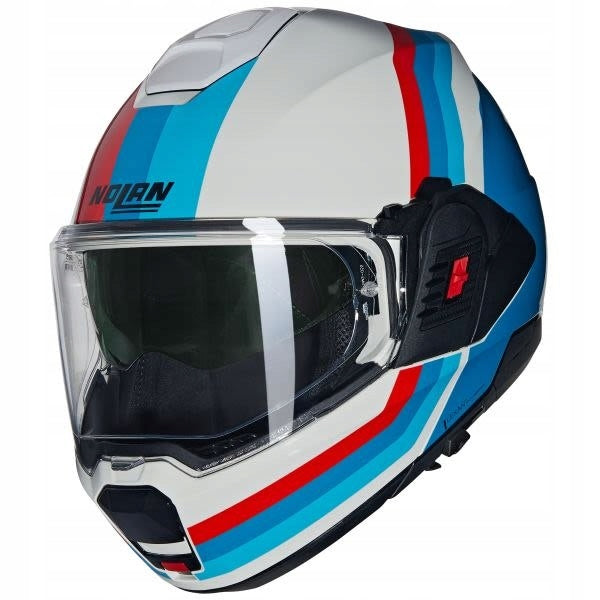 Jaw Helmet NOLAN N120-1 LINEO white/red NOLAN N1F000732-347-L