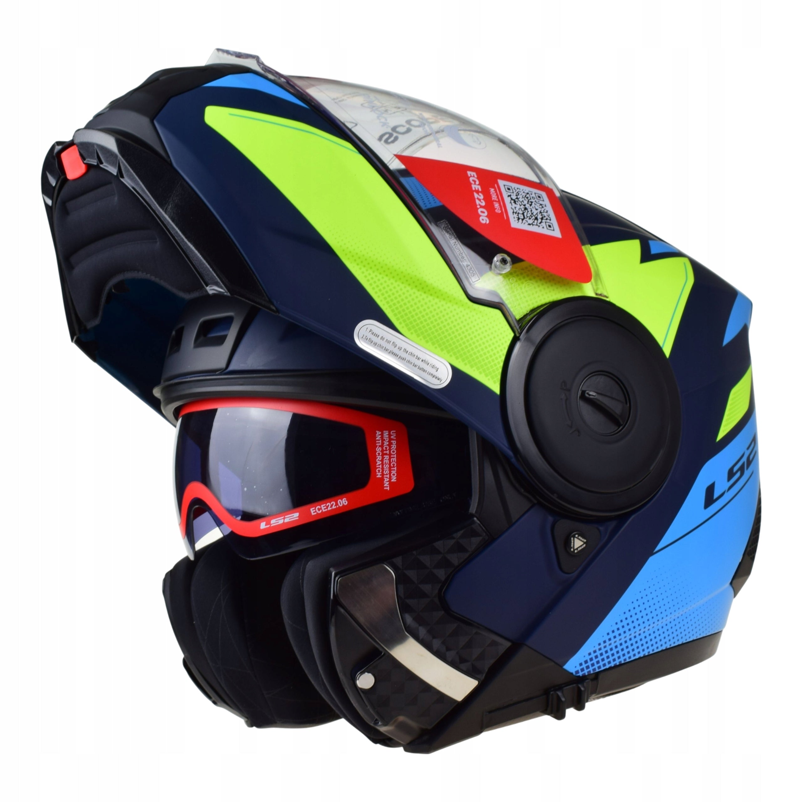 Jaw helmet LS2 FF902 SCOPE II DURIA BLENDA + PINLOCK r. L