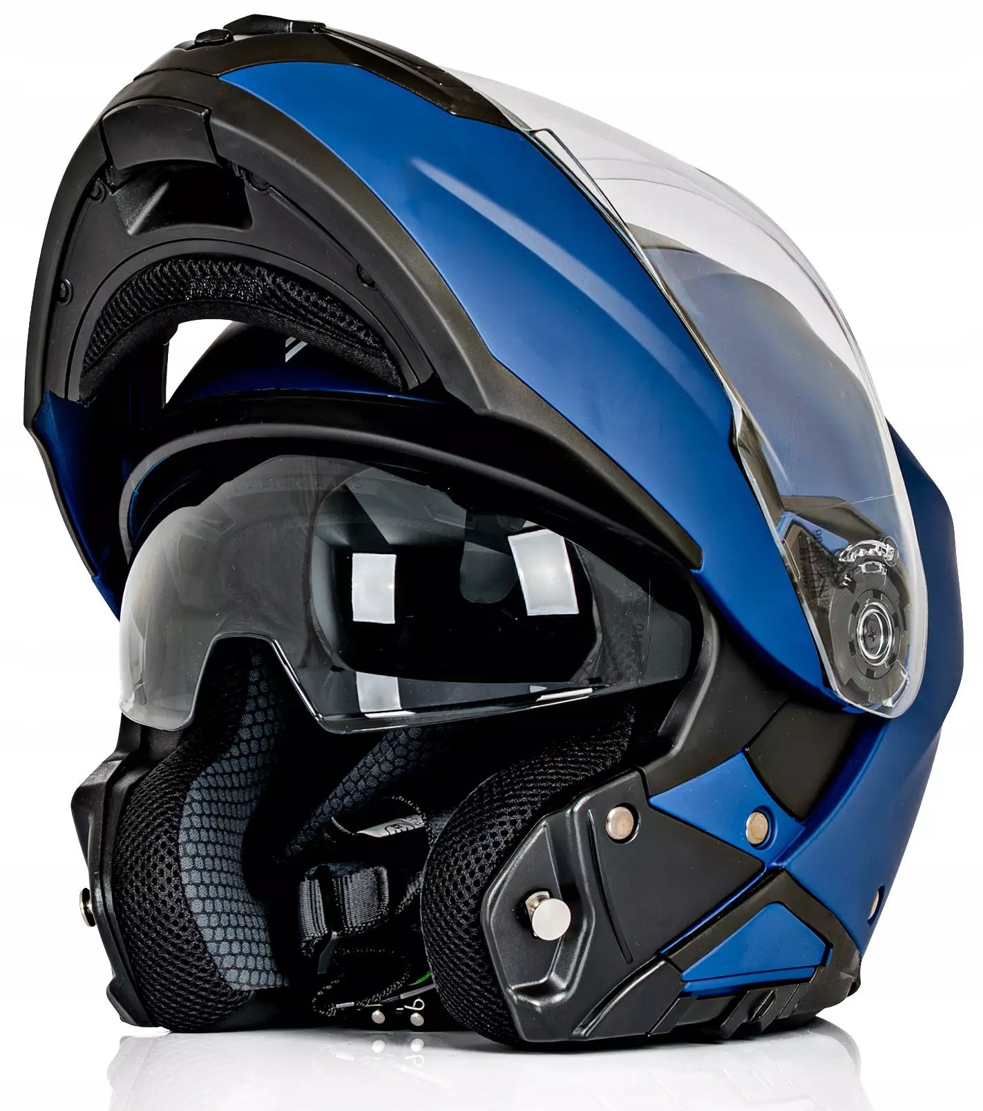 Jaw helmet Vini Rabe blue mat L 59-60 cm modular tourist