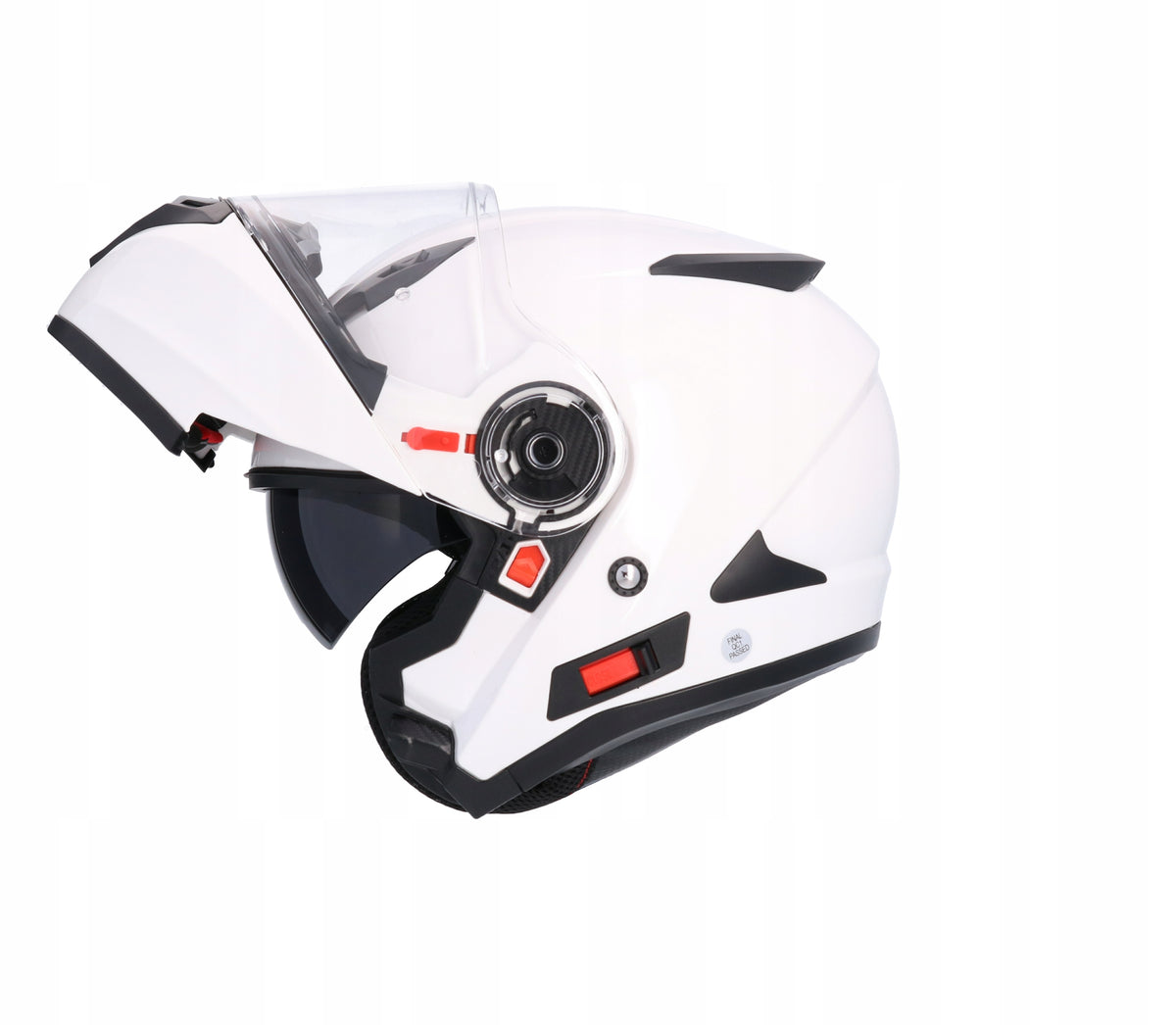 Jaw helmet for INTERKOM SHIRO SH-508 white L very comfortable blend