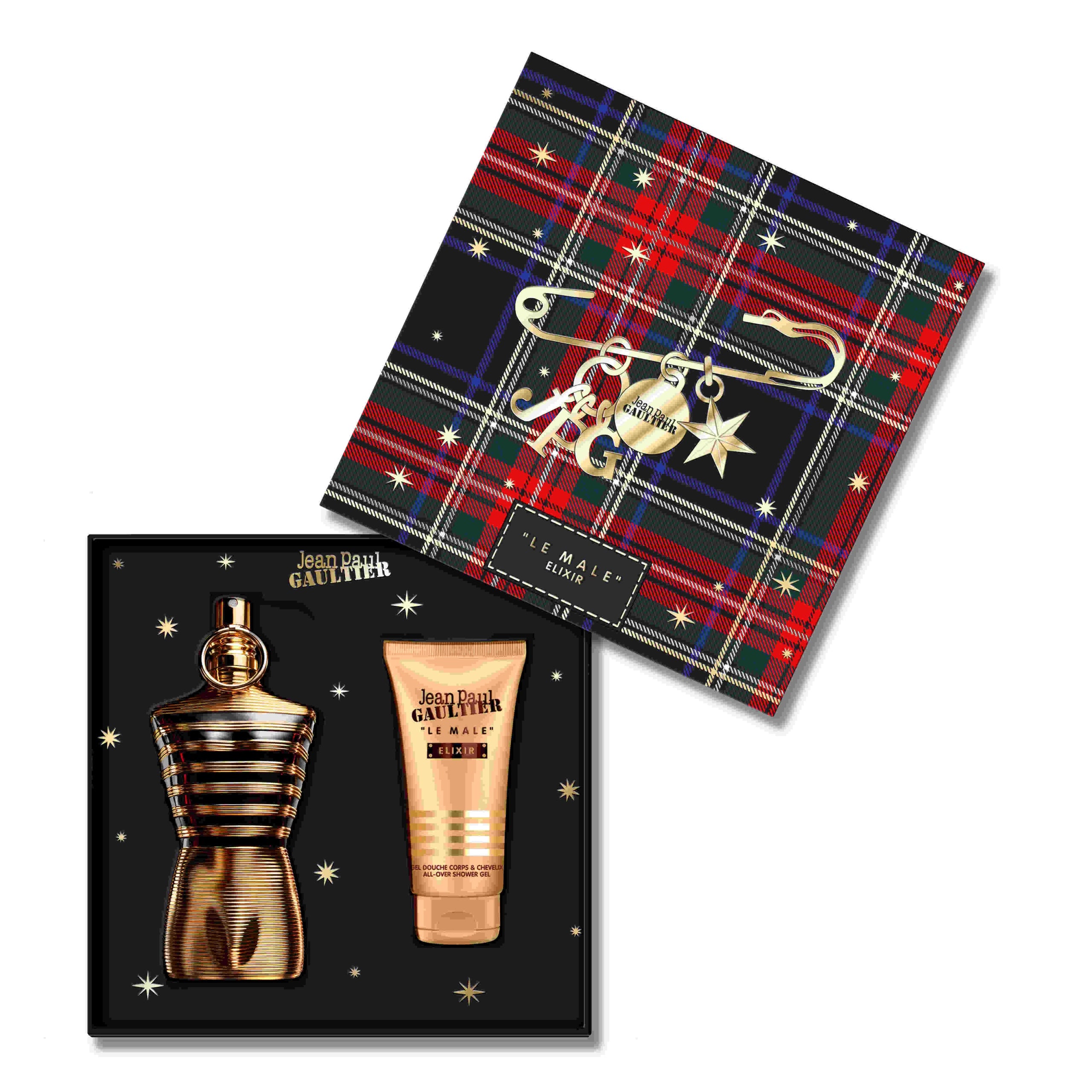 Jean Paul Gaultier Le Male Elixir set 125ml plus gel 75ml Packaging status original
