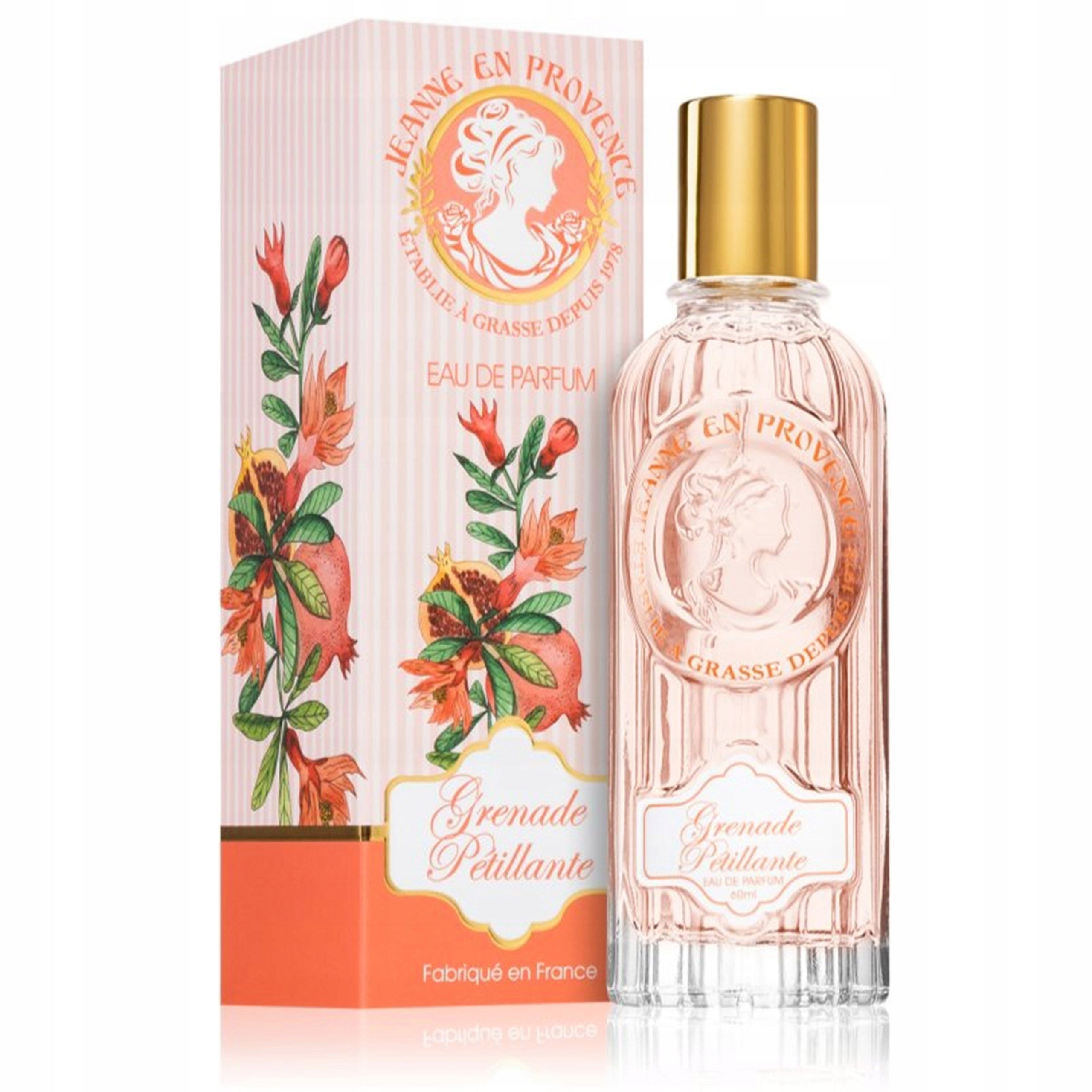 Jeanne en Provence FRUITY AND FLORAL Eau de Parfum FOR HER DURABLE 60 ml Packaging status original