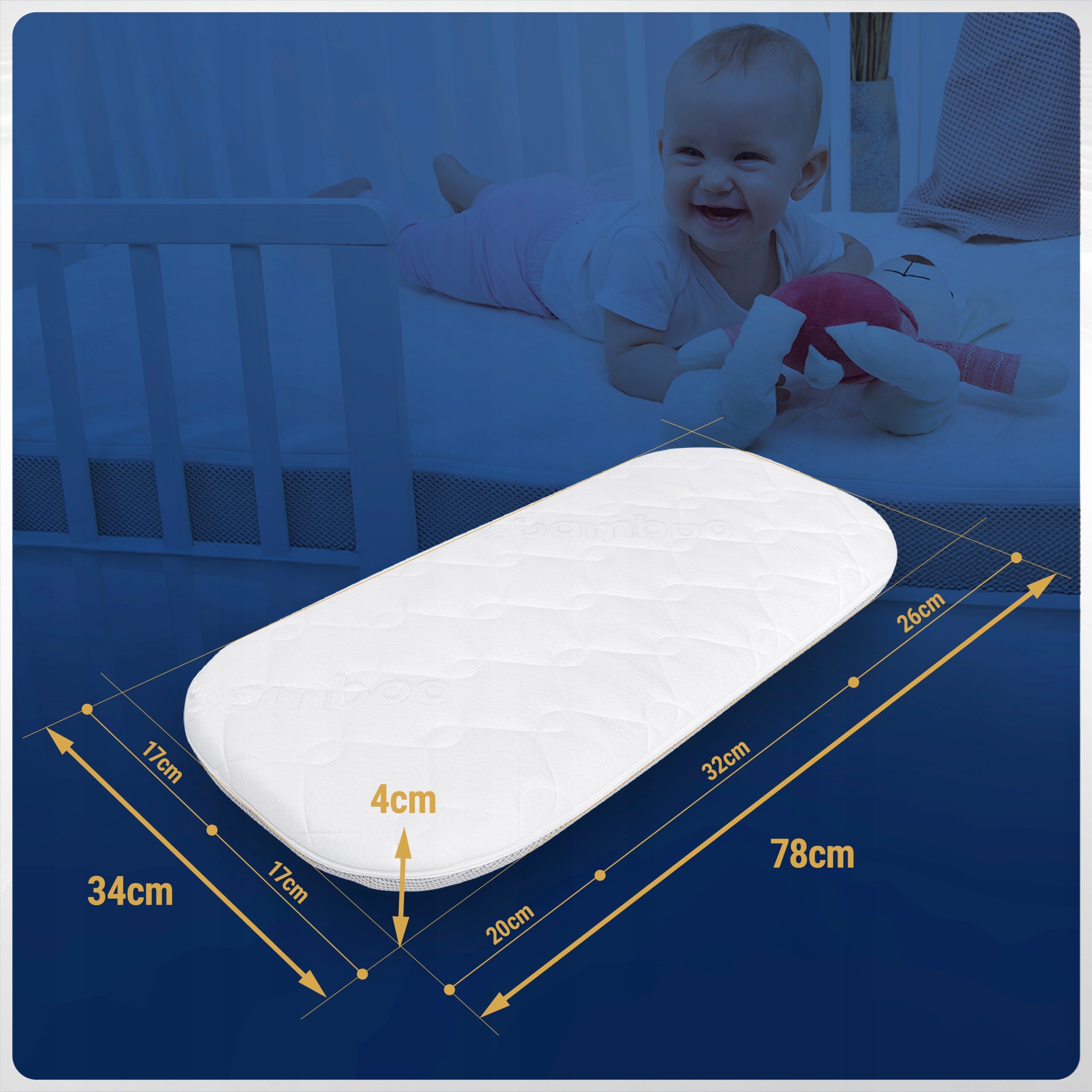 Jedo Koda Gondola Mattress Stroller Mattress 78x34 Packaging status original