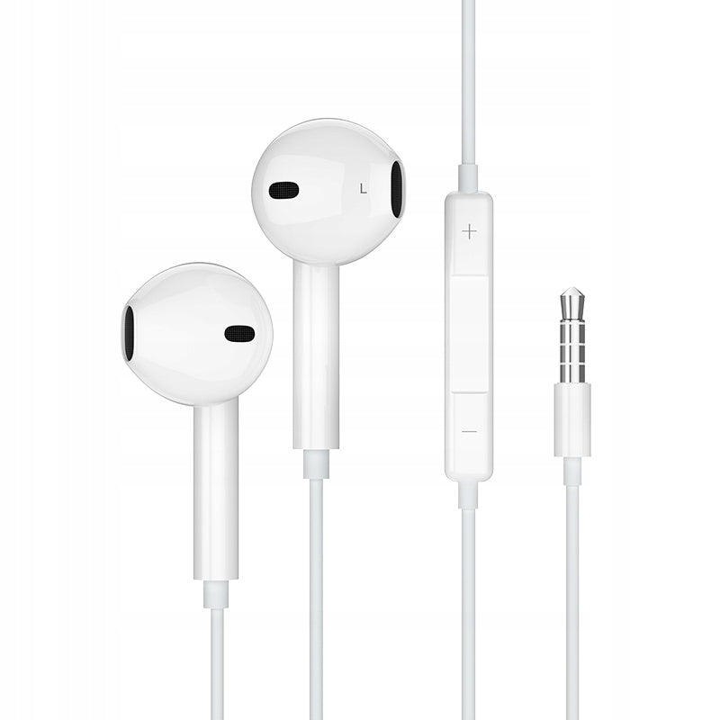 Jellico EP2A Jack 3.5MM Wired Headphones with Microphone 1.2M White Brand Jellico
