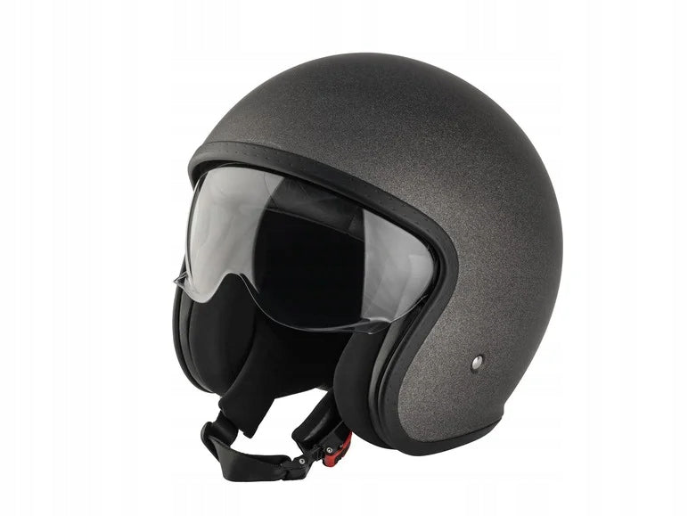 Jet ULTIMATE SPEED XL 61cm graphite motorcycle helmet with viewfinder ECE 22.06 Packaging status original