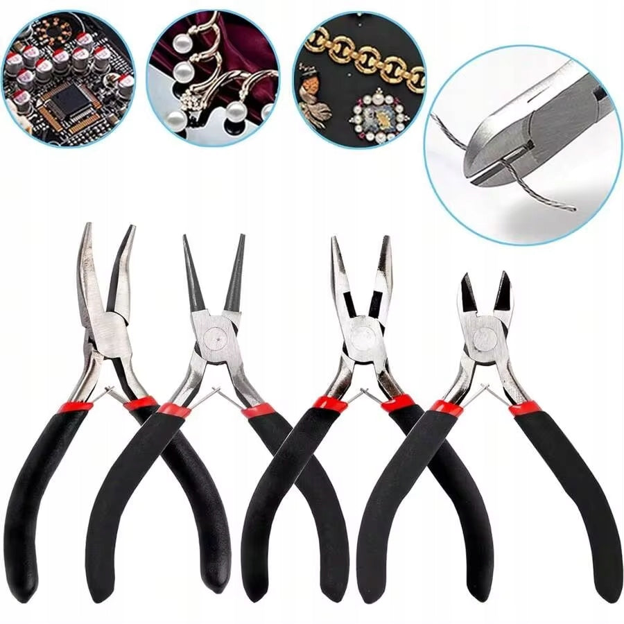 Jewelry Pliers Set 4-Pack for Jewelry Making Product weight with unit packaging 1.01 kg