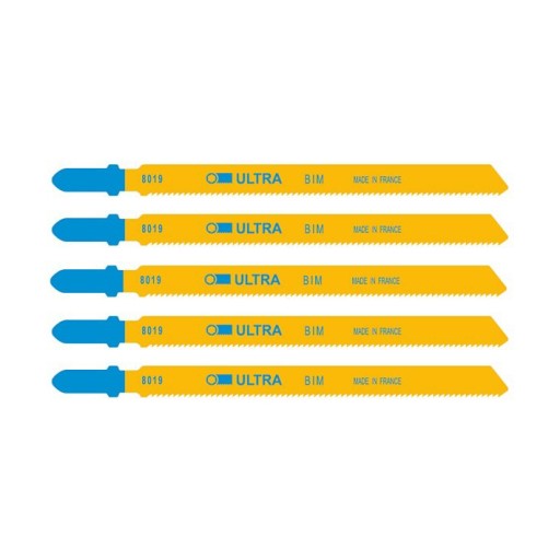 Jigsaw blades BIM U8019 grip T for wood metal 5pcs ULTRA