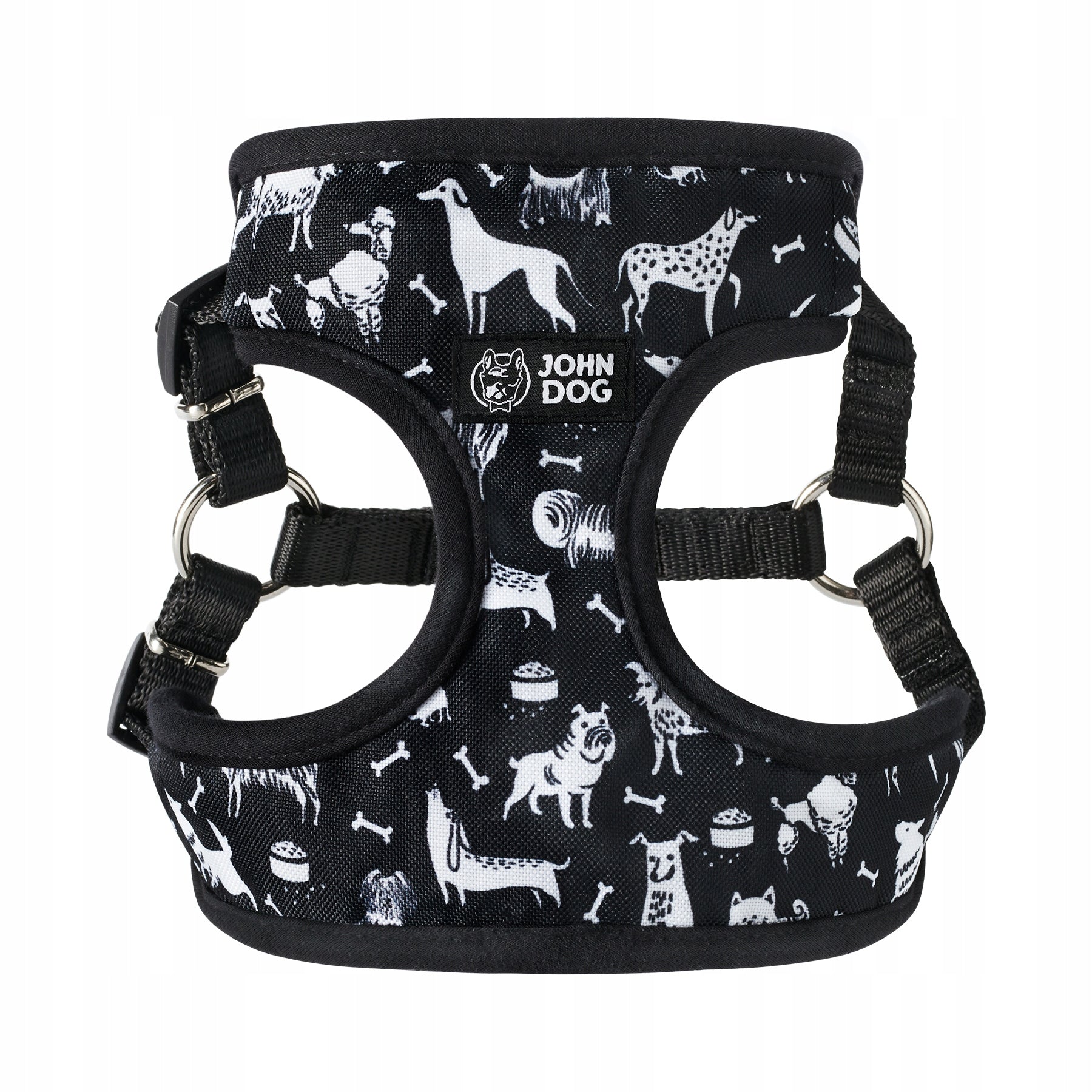 John Dog Black Comics Pressure-Free Dog Harness XS Brand John Dog