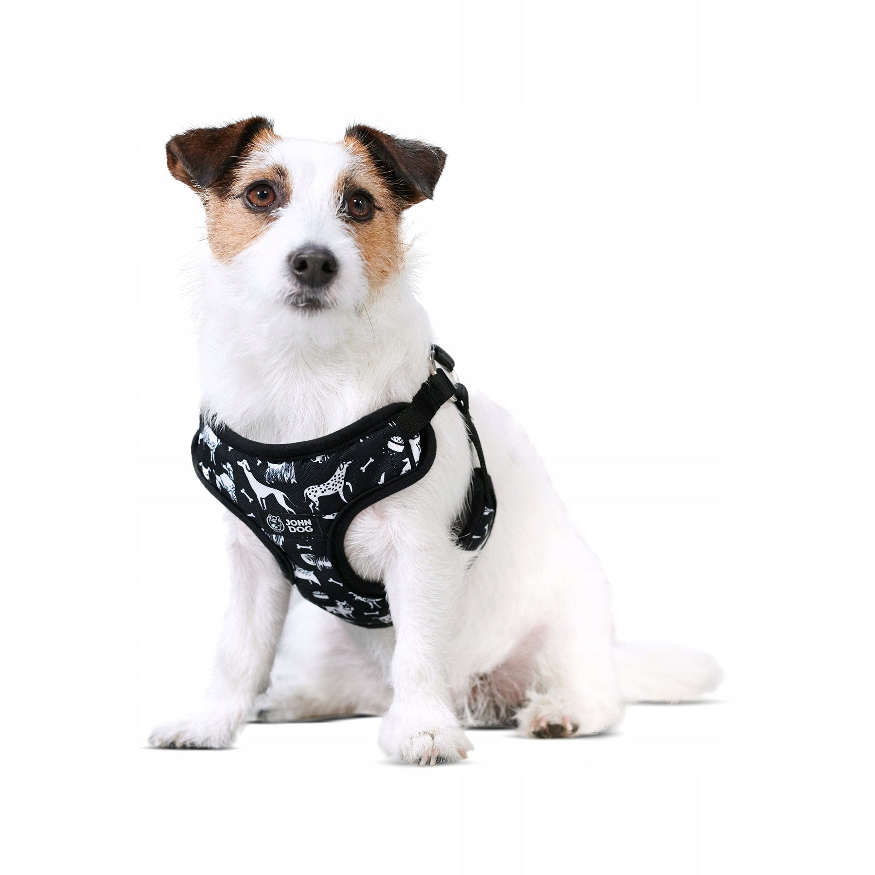 John Dog Black Comics Pressure-Free Dog Harness XS