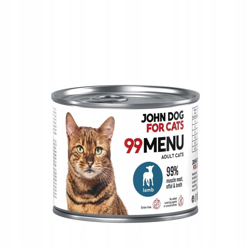 John Dog For Cats 99 MENU Lamb 200g