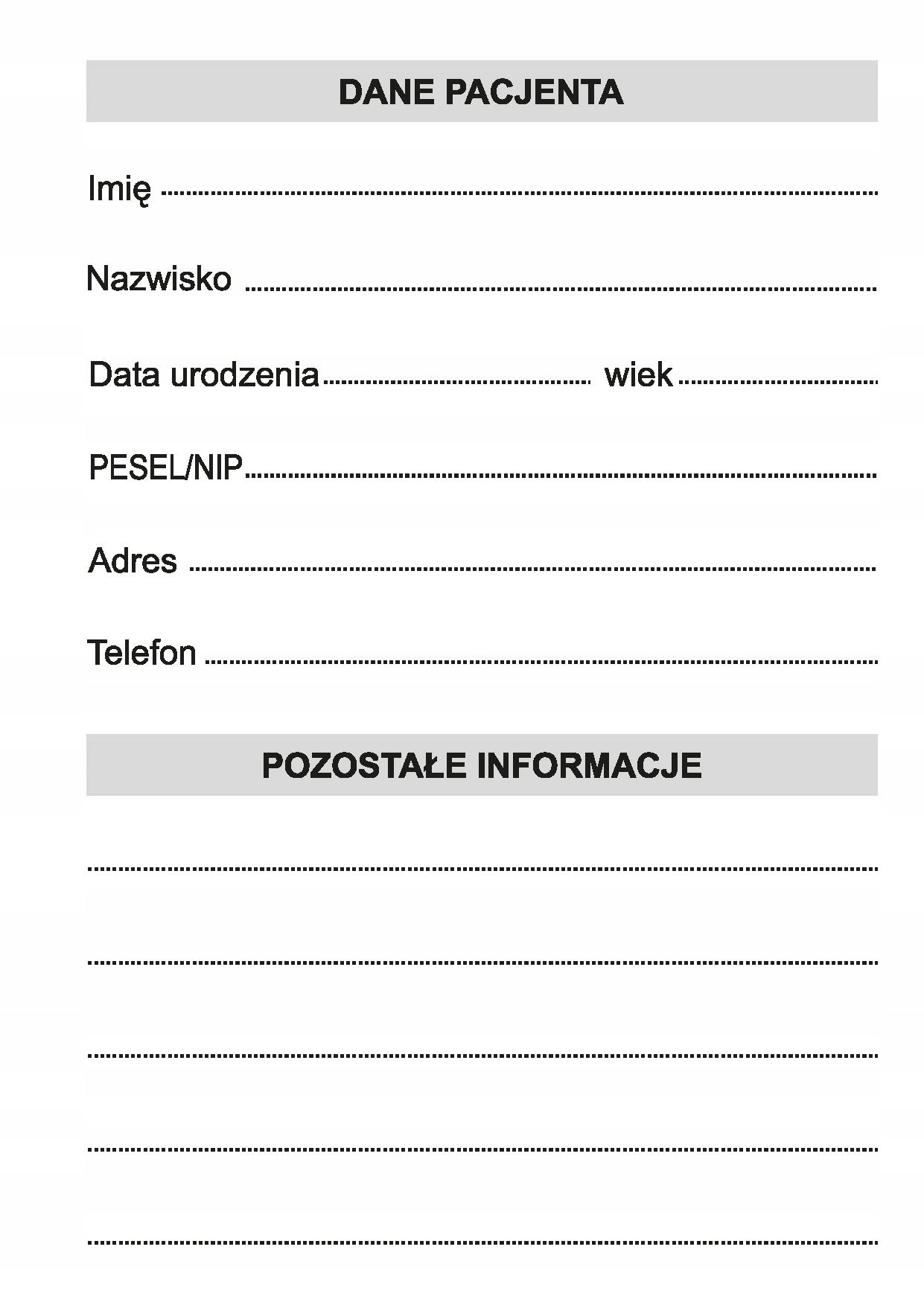 Journal notebook measuring blood pressure A6 up to 375 entries EAN (GTIN) 5906660370673