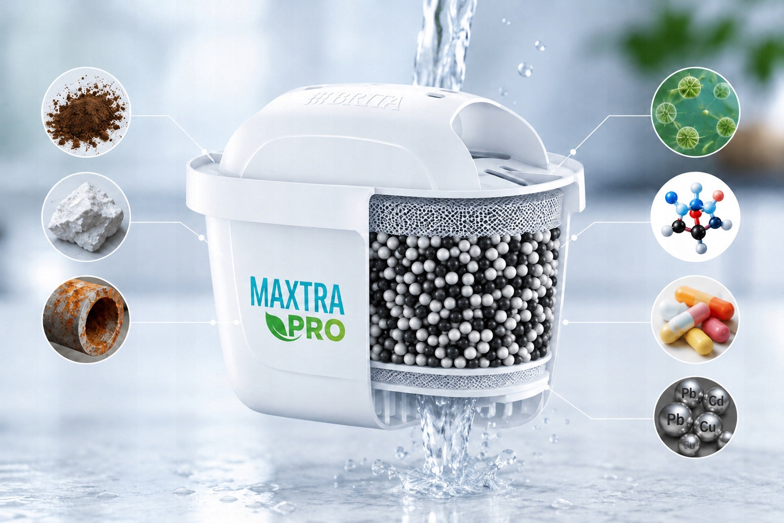 Jug BRITA MARELLA XL 3.5L white + cartridge filter Brita maxtra pro Manufacturer code Brita Marella XL 3,5l