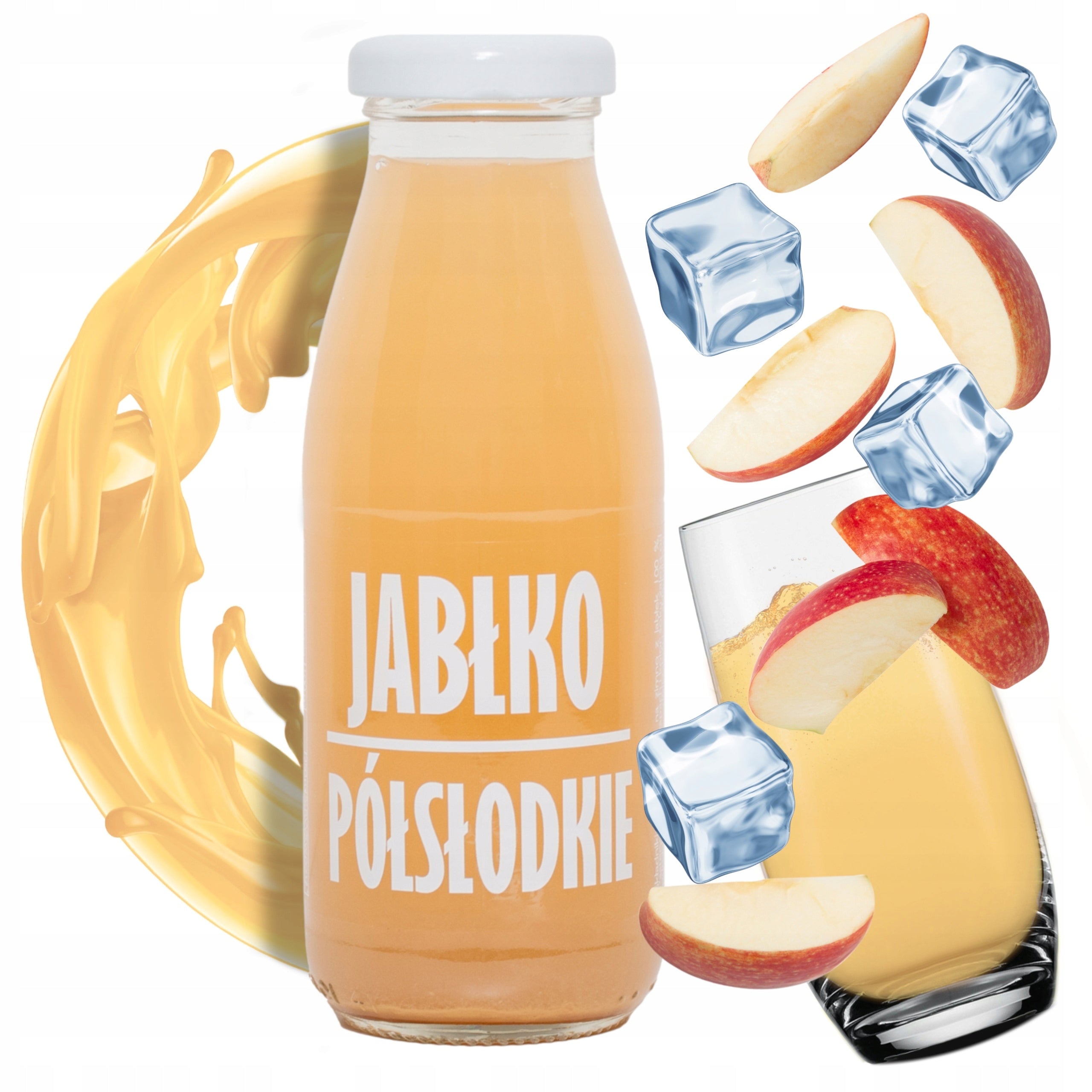 Juice Apple Semi-Sweet 100% Apples NFC Natural Pressed No Additives 250ml
