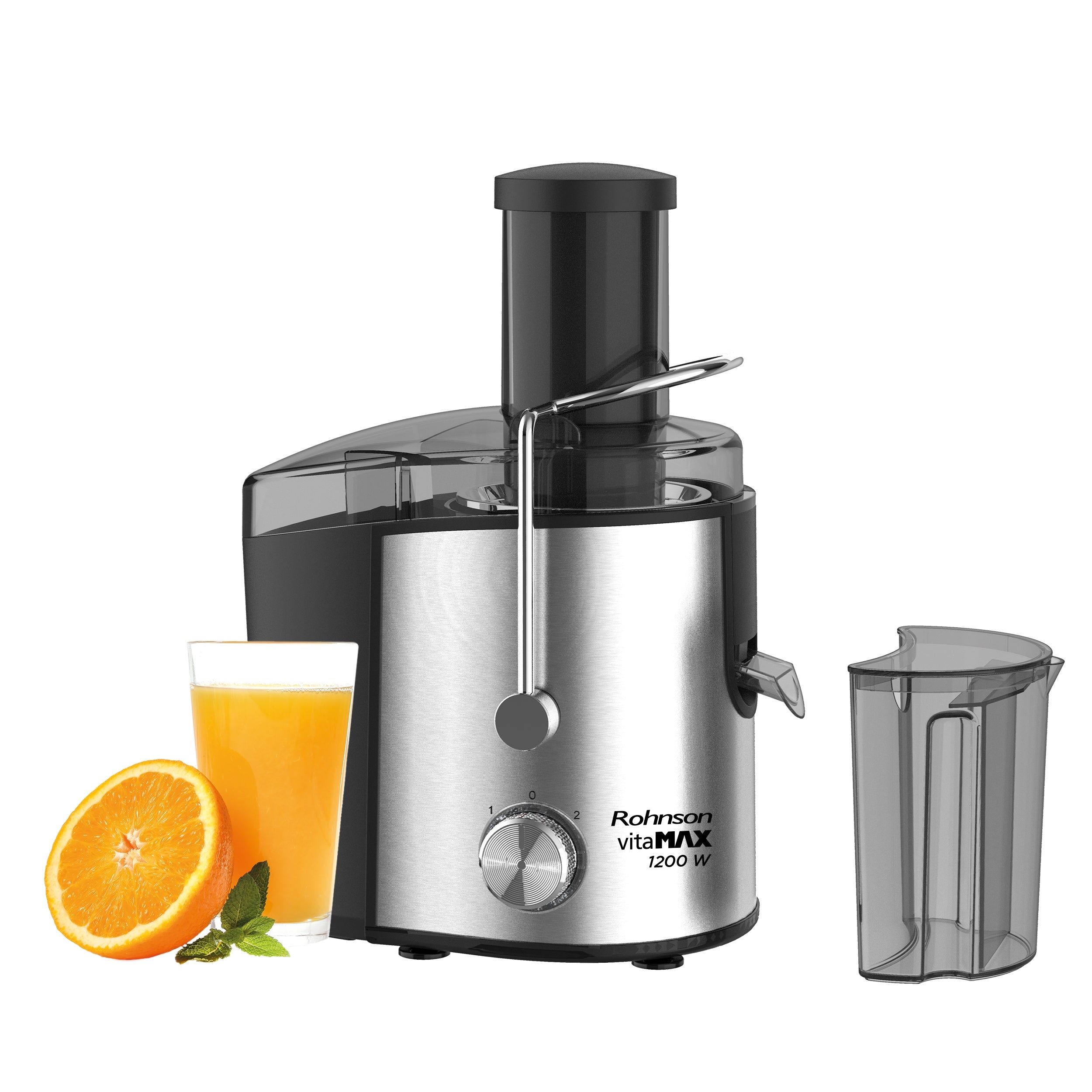Juicer Rohnson R-439 VitaMAX black 1200 W Dominant color black