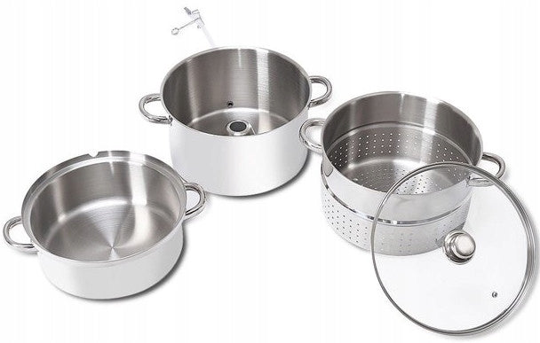 Juicer Steamer Juice Pot 5L Large Steel INDUCTION Gas 8911 Kind steam juicer