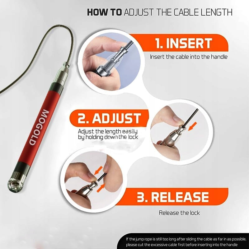 Jump Rope Speed King Jump Rope Mogold Brand no brand