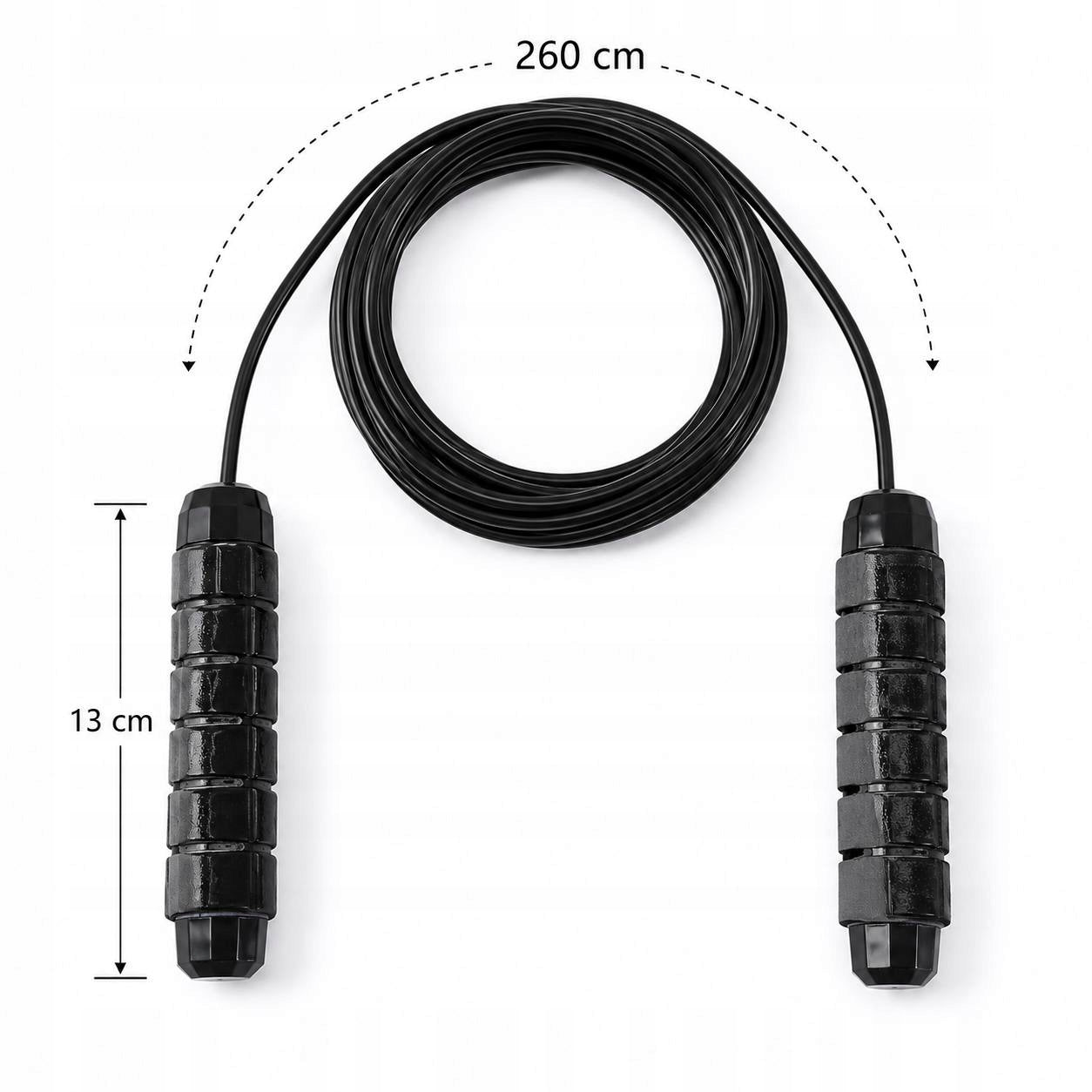 Jump Rope Training 2,6 m Fitness Adjustable For Cardio Exercise Manufacturer code TY-101315