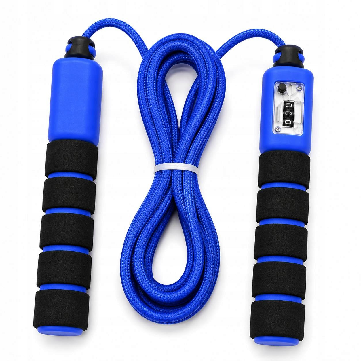 Jump Rope with Counter 2,6 m Adjustable Fitness Training Blue