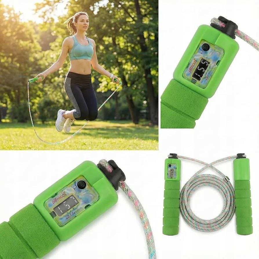 Jump Rope with Counter 250 cm Fitness Training Sports Mix of Colors Brand no brand
