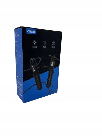 Jump rope AERB with fitness counter with bearings training gym gift Color black